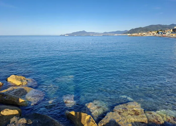 182 - Casa Degli Ulivi Cavi Di Lavagna, 50metri Dal Mare E Dalle Spiagge